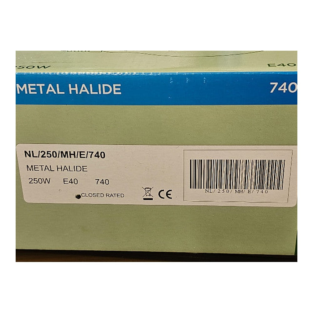 NVC NL/250/MH/E/740 250w E40 Metal Halide Lamp Bulb Closed Rated
