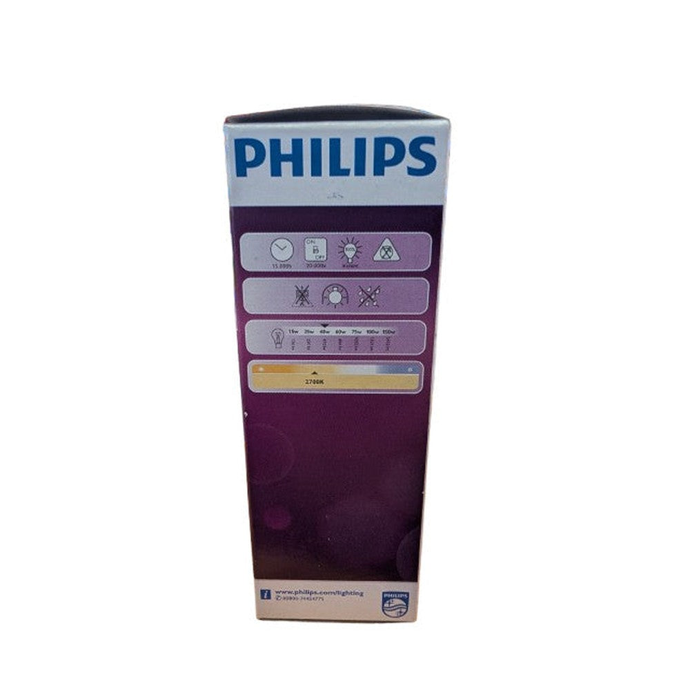 2x Philips LED Candle ND 4.3-40W B15 B38 Warm White Light