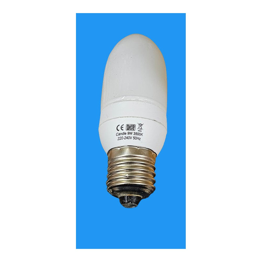 E27 9W ( 4 ) ASD Energy Saver Bulb Warm White Non-Dimmable A Energy Candle