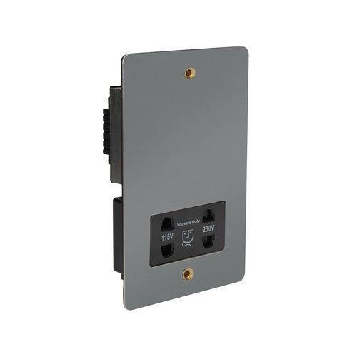 CED Black Nickel Switches & Sockets Flat Range - Axiom Electrical Flatplate
