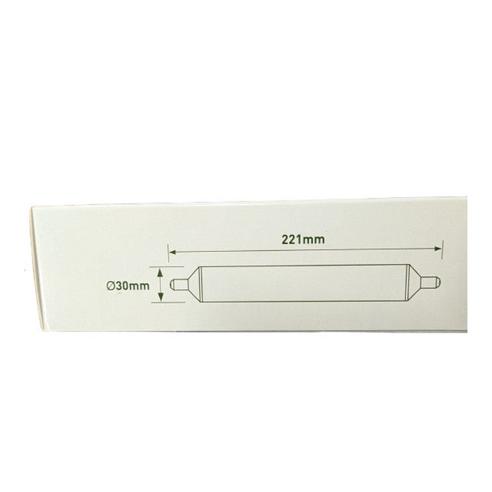 Luceco/BG S15 LED Tube  - 221mm 200lm 2.5w 3000k Warm White 140° bathroom shaver