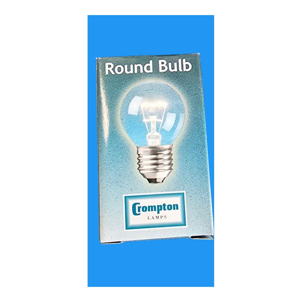 ES-E27 60w Clear Roung Bulb Lamp 240v 45mm Dia
