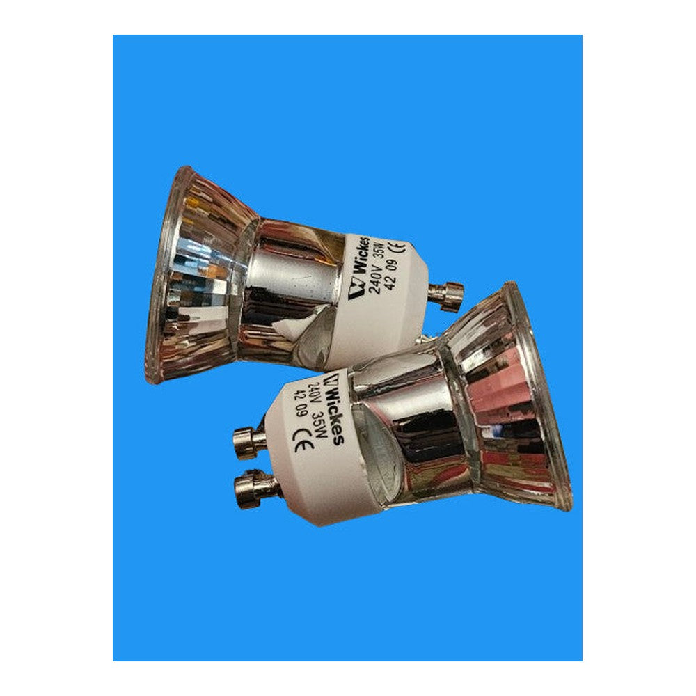 Wickes 35w GU10 35mm Halogen Bulbs 2000h