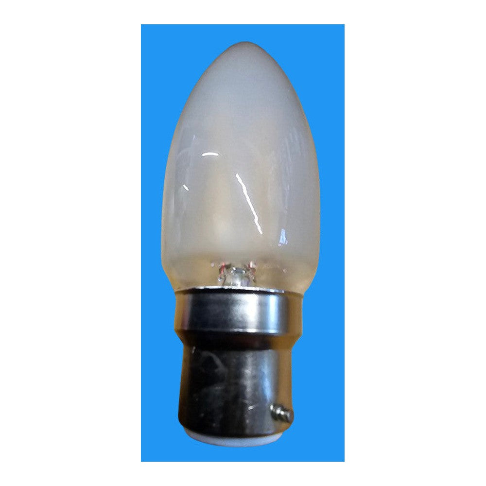 BC-B22d 4W 2 Pack LED Crompton Candle Bulb Pearl 470lm 2700k Warm white A++ 5976