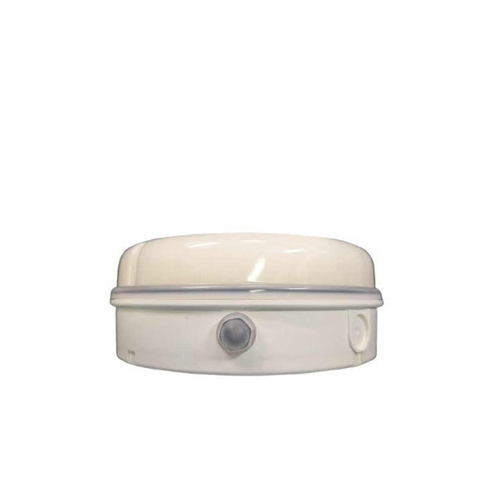 ASD Lighting White Opal Switch Start Photocell Bulkhead 20cm 21w 4 pin Lamp Inc