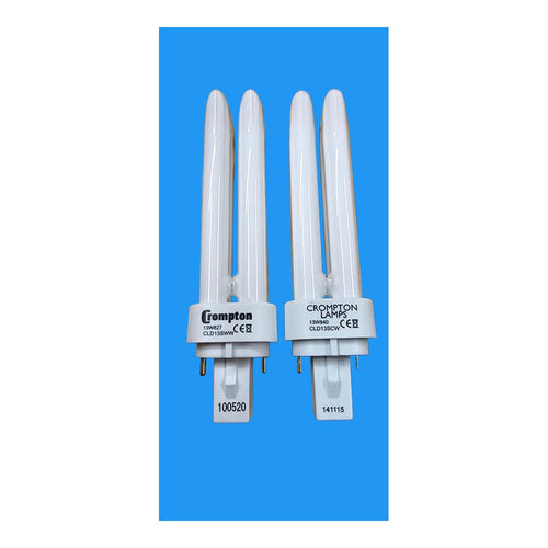 13w G24d-1 Crompton Compact Fluorescent Bulb Lamp 240v Colour 827 or 840