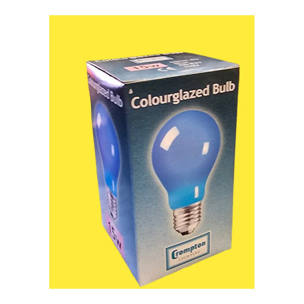ES-E27 15W BLUE or GREEN 110V Colourglazed Bulb Lamp 60mm