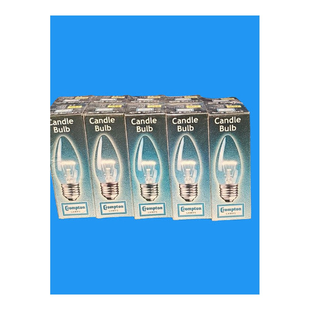 5 x Crompton 35w ES E27 Candle Bulb Lamp Clear
