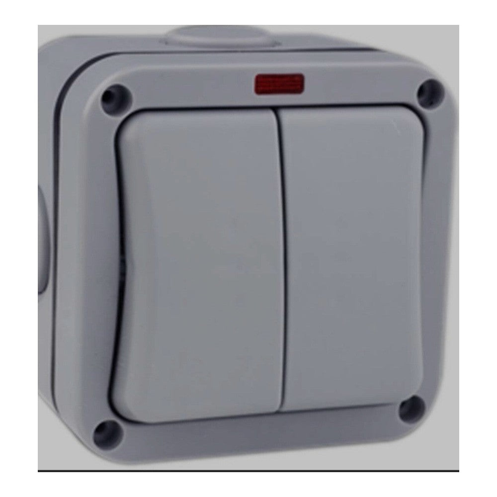 IP66 WEATHERPROOF SWITCH Deligo 2 GANG 2 WAY 20AMP