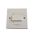 10A FAN ISOSLATOR SWITCH SN1100 Square Edge Knightsbridge (Pack of 2)