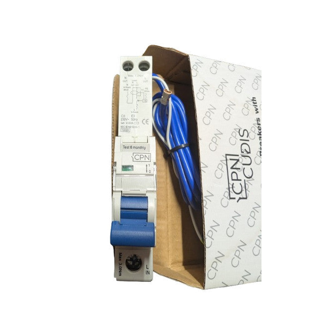 CPN Cudis RCBO ROH106C/030 30mA 40A C Curve