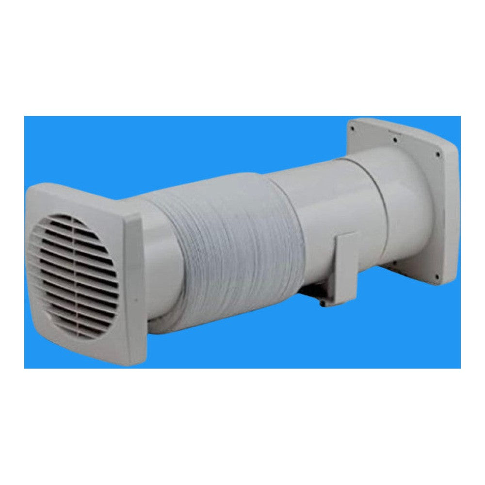 Marley 115mm 5" Shower Fan Kit ( without timer ) Complete Fan Flexiduct Clips