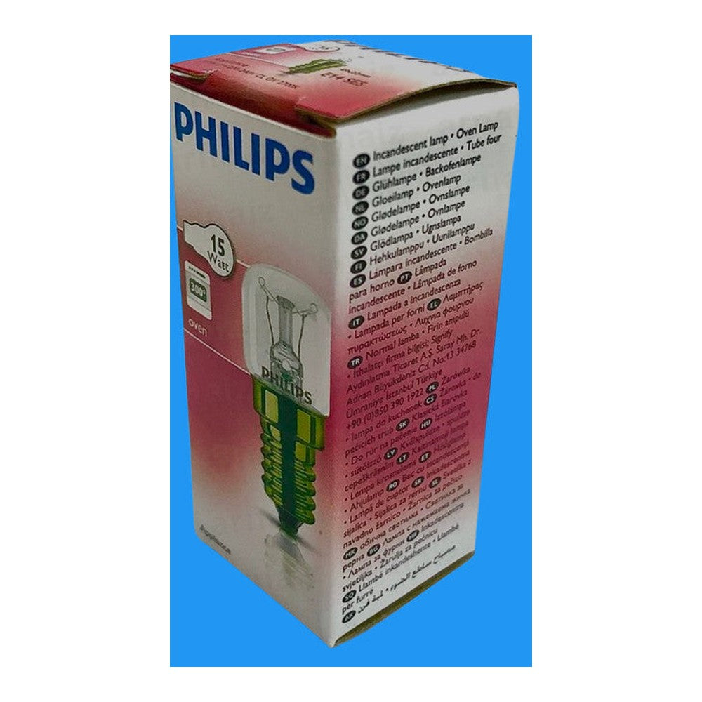E14 SES 15W Genuine Philips Oven Bulb ( Pack of 3 ) Incandescent Lamp
