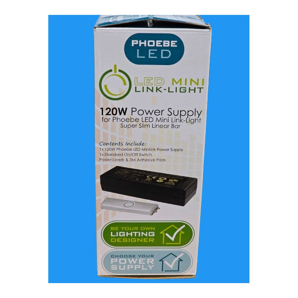 Phoebe 120w Mini Link Light Power Supply for LED Mini Link Light Powers up to 8m