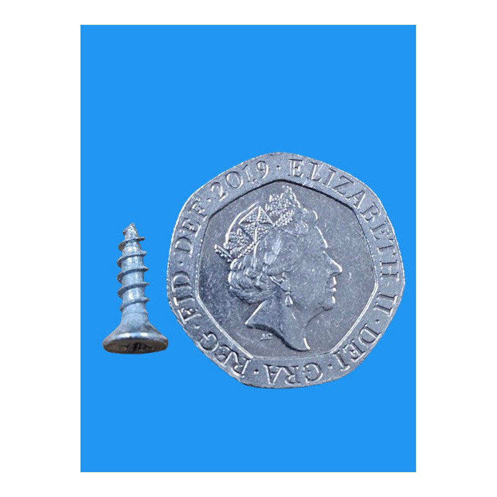 Wurth Tiny Screws 3 x 12/8 Ideal for Piano Hinge Repairs Dolls House Doors