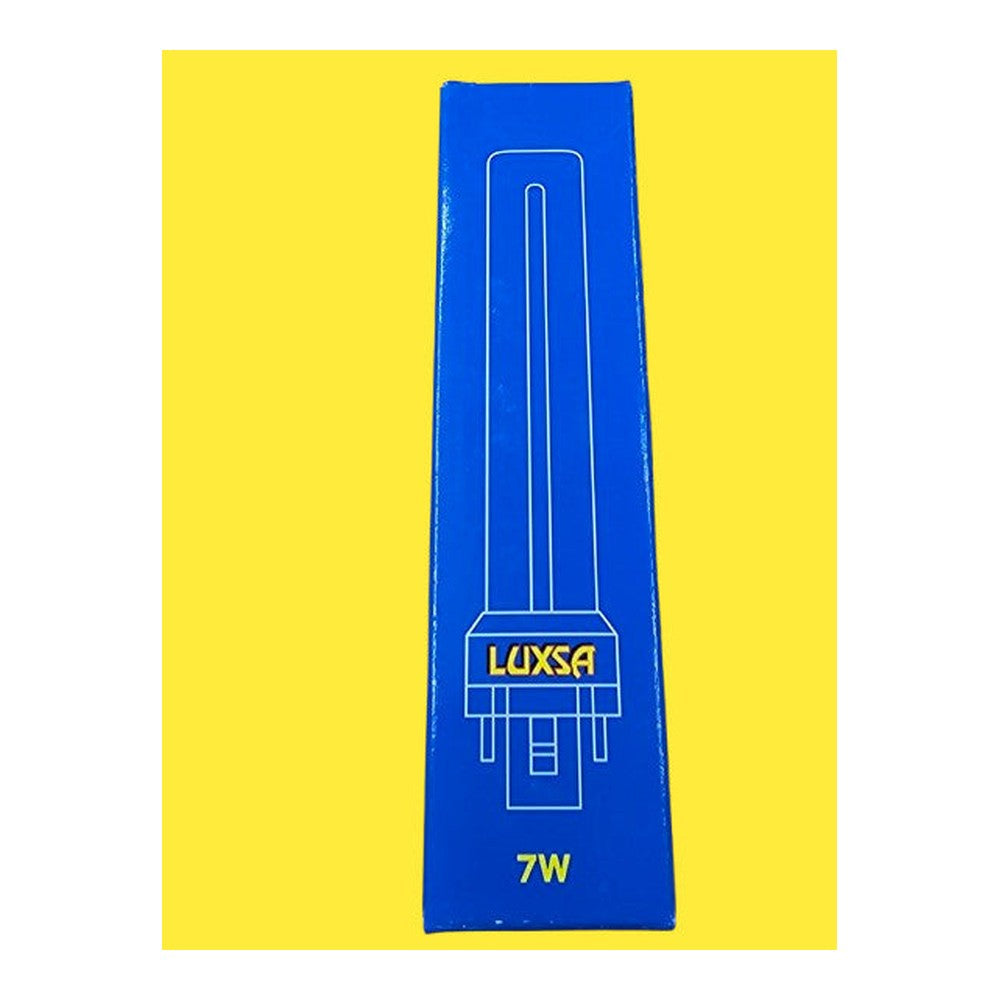 G23 PL 7w Luxsa 240v 2700k Fluorescent Lamp Bulb 2 Pin