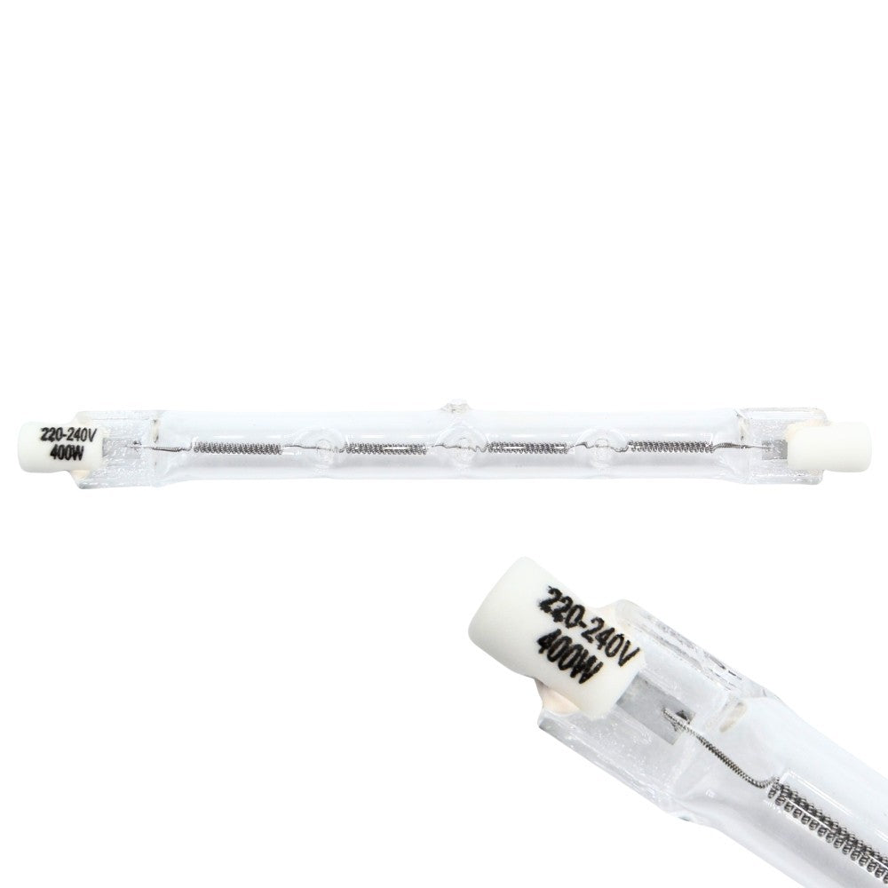 R7s Tungsten Halogen Bulb Lamp Tubes - Linear Various Lengths Brands Watts Volts