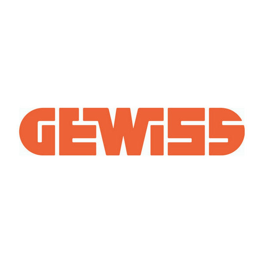 2x Gewiss IP55 Moistureproof Plastic PVC Switch 1 Gang 1 Way 16amp GW27831