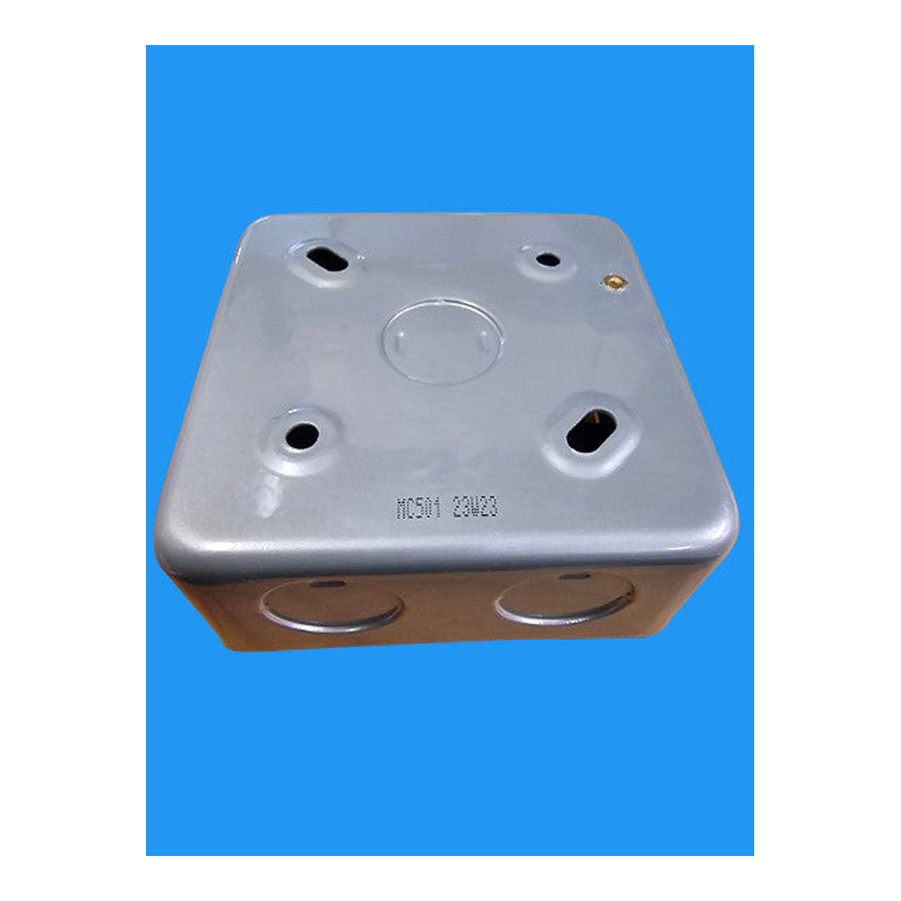B.G. Metal Clad Single Back Box MC501