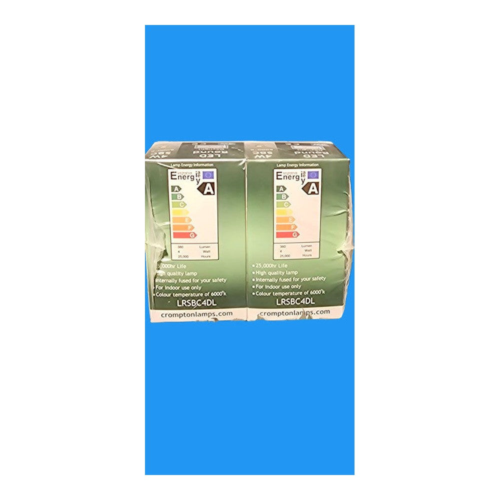 SBC 4W x 2 Crompton LED Round Daylight 380lm LRSBC4DL
