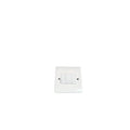 2x 3 Gang 2 Way Light Switch 3G 2W White Plastic Plate Switch Click Mode CMA013