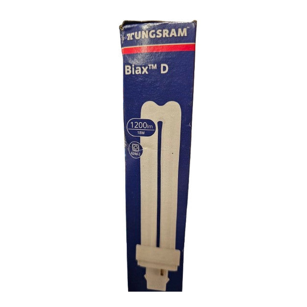 G24d-2 18w Tungsram Biax D F18WDBX/T4/840/2 Pin Bulb Lamp