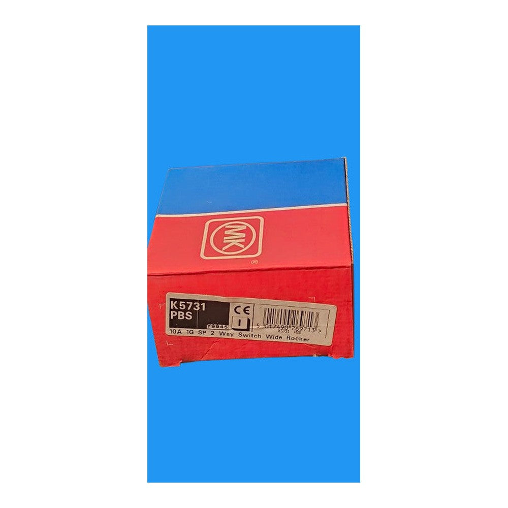 MK 10A 1G SP GOLD 2 Way Switch Wide Rocker K5731 PBS