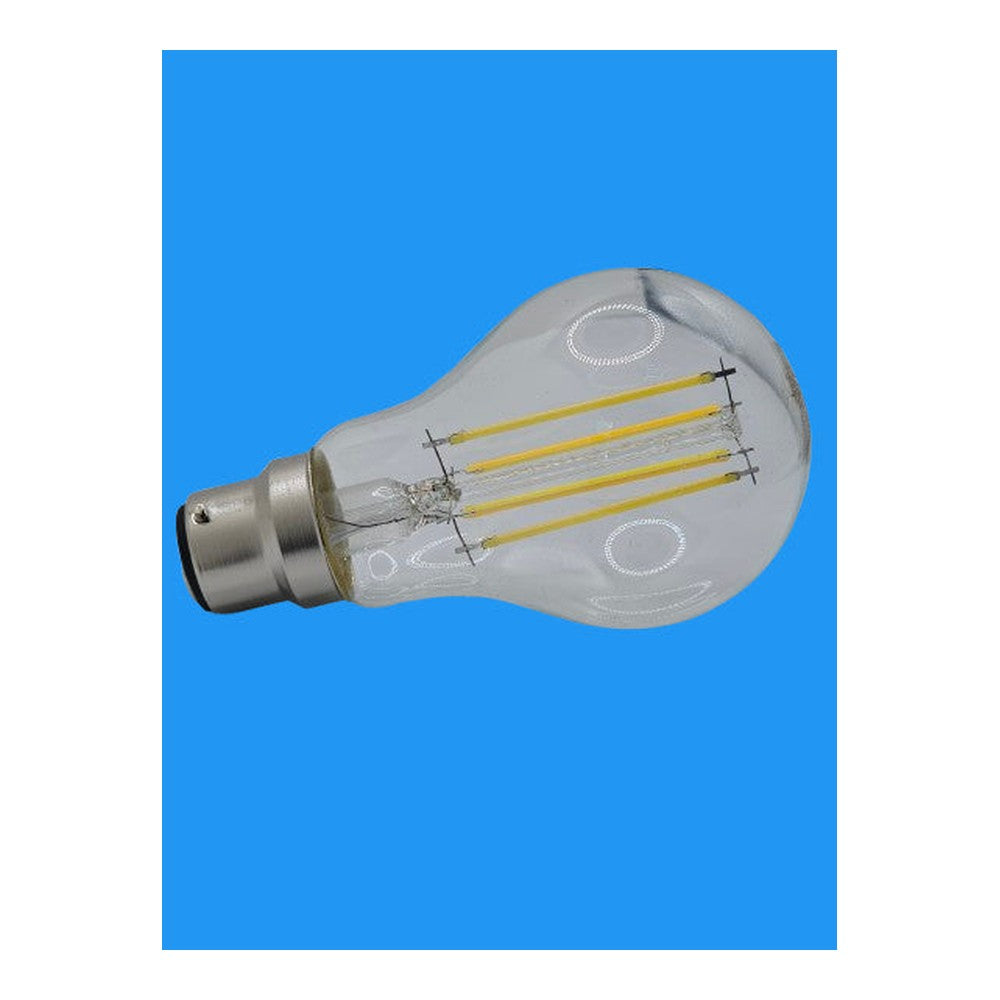 BC/B22 5.7w = 60w X 5 Bell Pro Filament Lamp Bulb 810lm Cool White 91% Saver