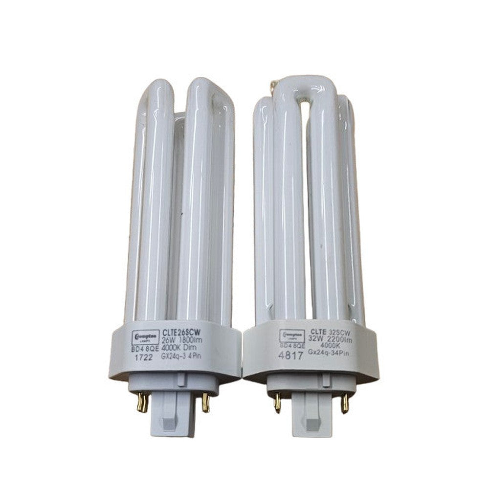 GX24q-3 Triple Turn TE Type. 4 Pin 26 or 32w