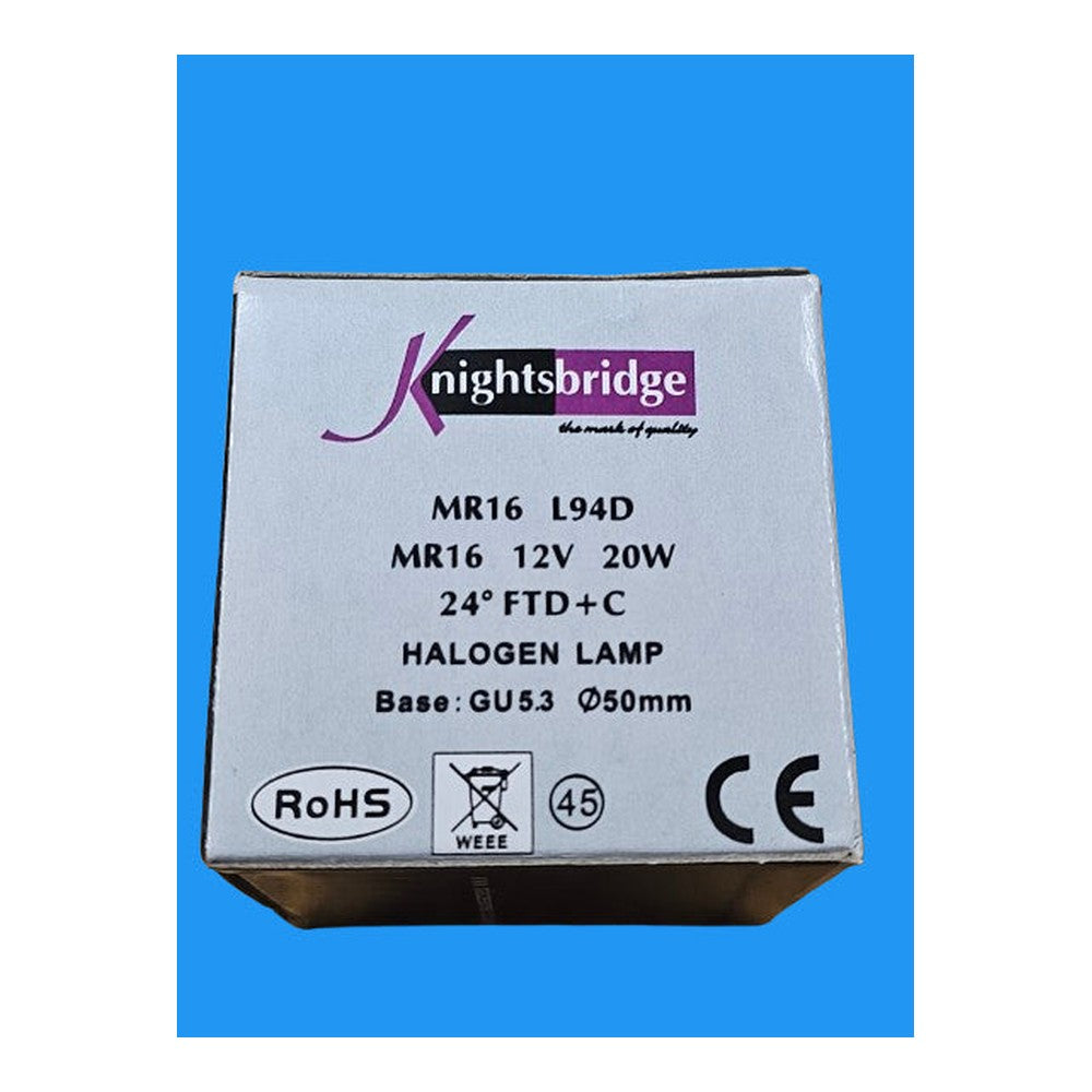 MR16 L94D 20w GU53 Halogen Lamp Bulb Knightsbridge