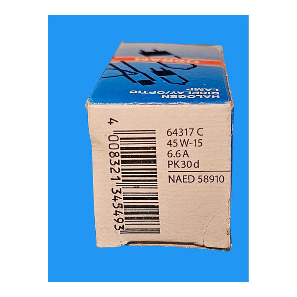 Osram PK30d 45w 64317c Halogen Display Optic Lamp Bulb 6.6A
