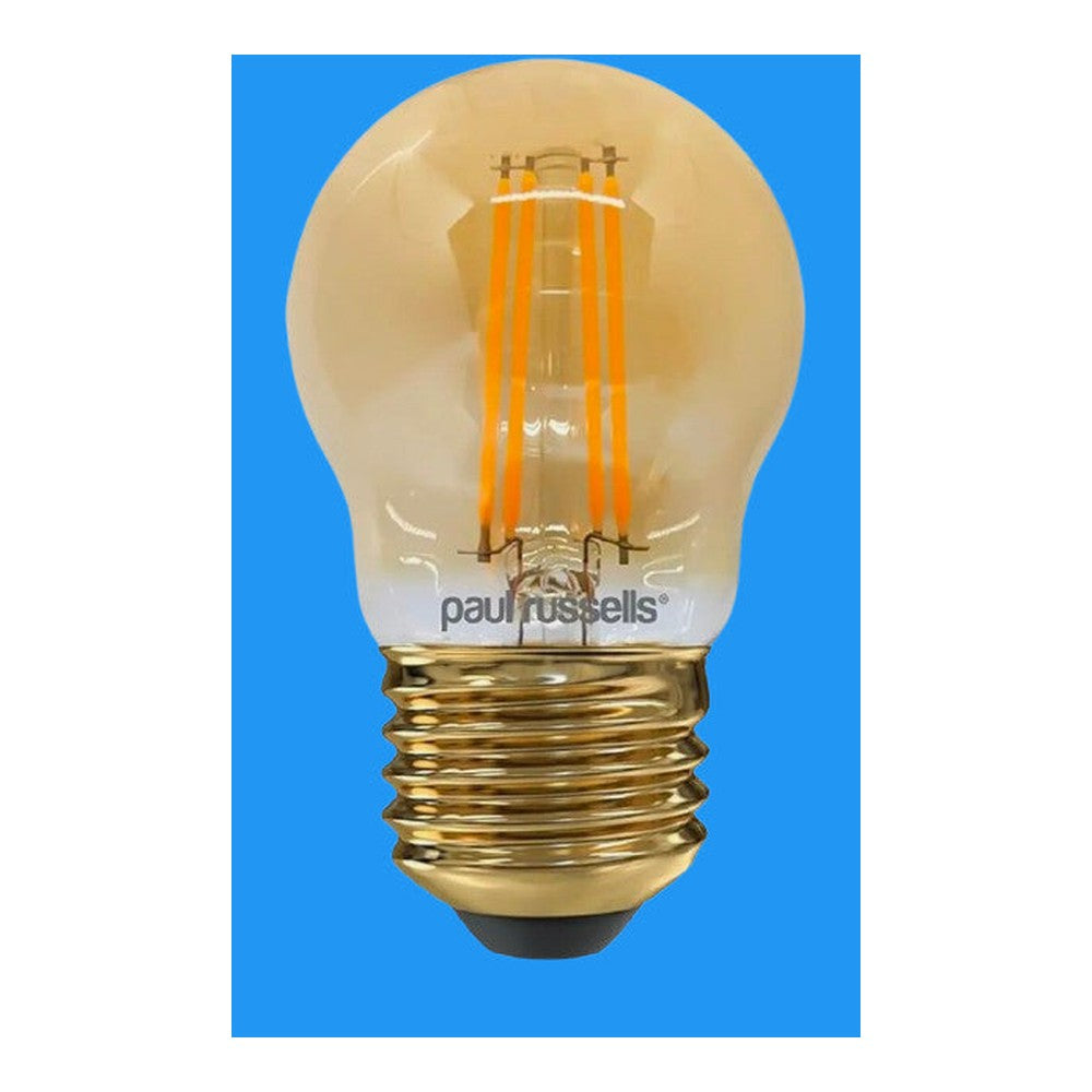 2 x ES / E27 4.5w = 35w Paul Russells Edison Screw LED Filament 400LM