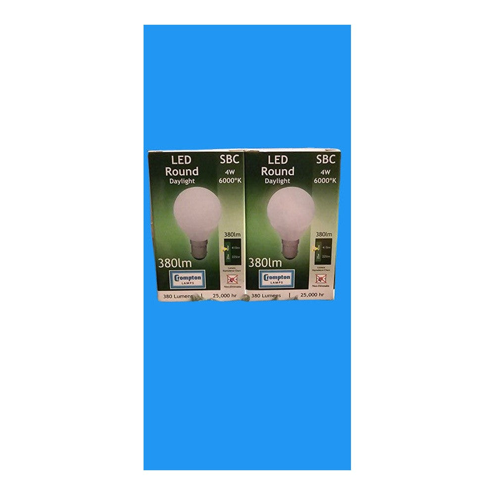 SBC 4W x 2 Crompton LED Round Daylight 380lm LRSBC4DL