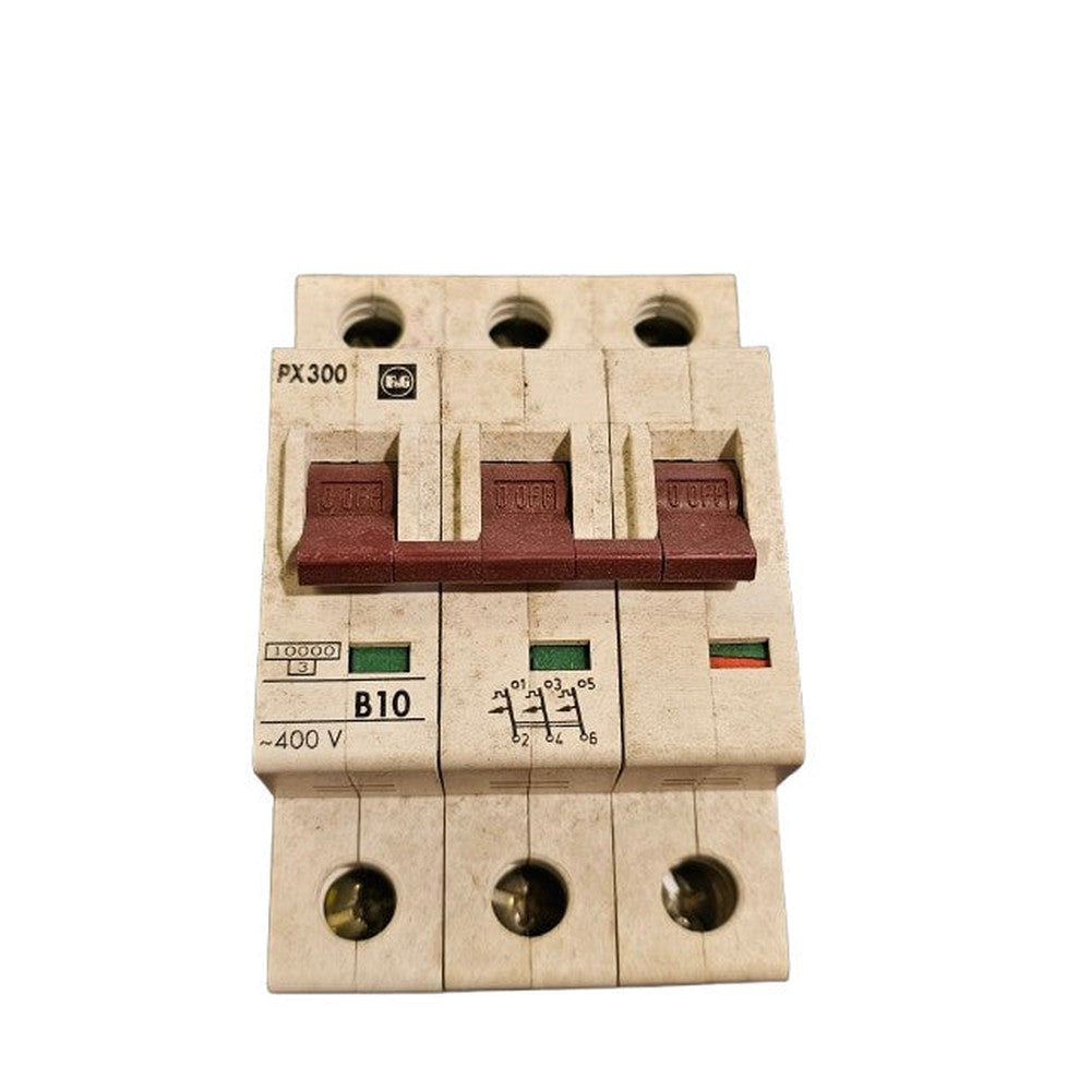 F & G Circuit Breaker MCB B10 PX300 400V