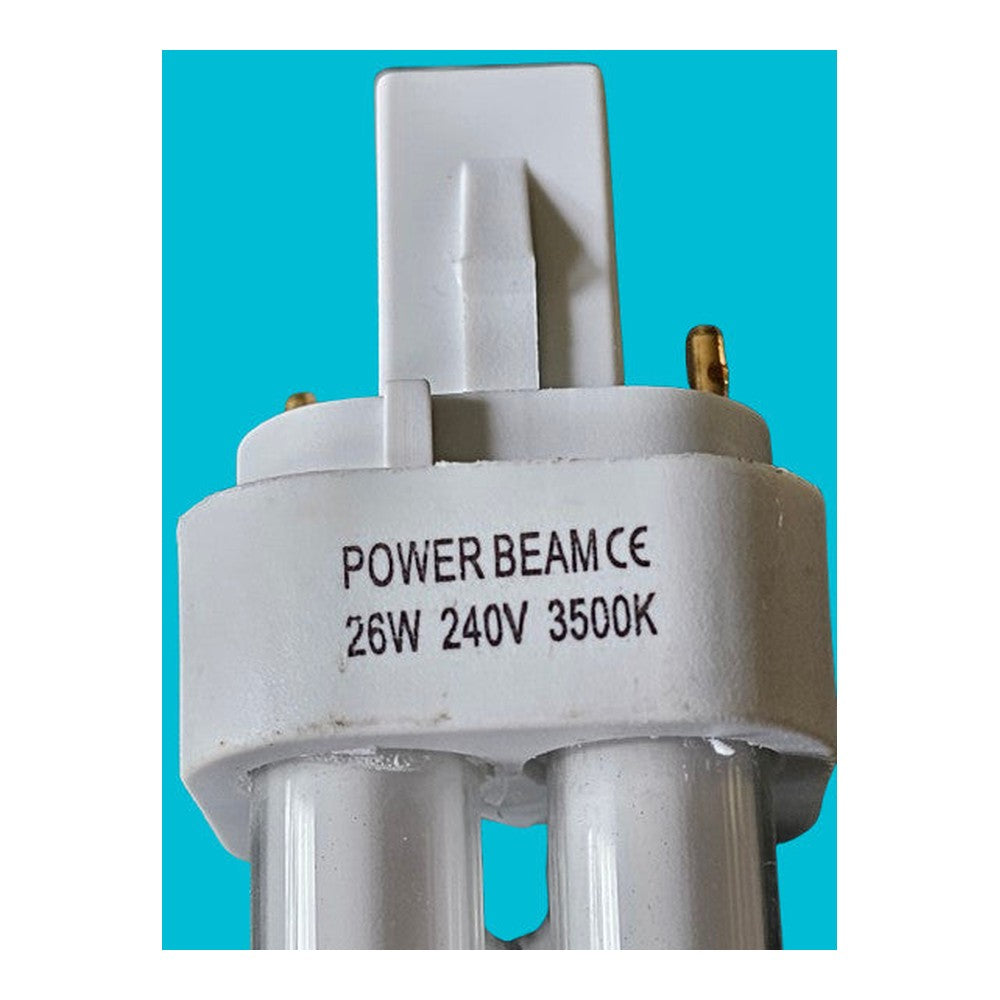 POWERBEAM PL07 170mm 240v 26w 50Hz 3500k G24D-3 2 Pin FLUORESCENT LAMP BULB
