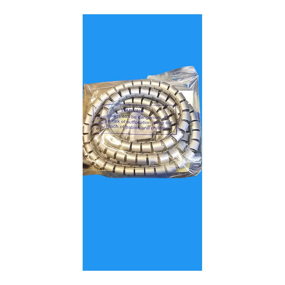 2.5m Cable Tidy x 2 Homebase 20mm Diameter Silver Tidy in Seconds