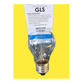 Crompton ES-E27 40w GLS Bulb Clear Shockproof Clear Dimmable 2700k Warm White