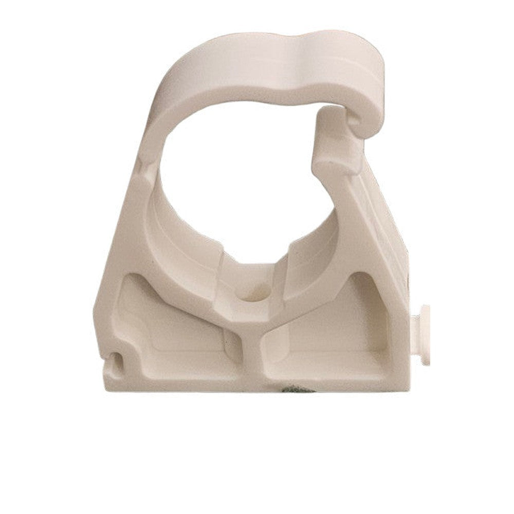Thorsman Single Hinged Pipe Clip 28mm White Pack Of 50