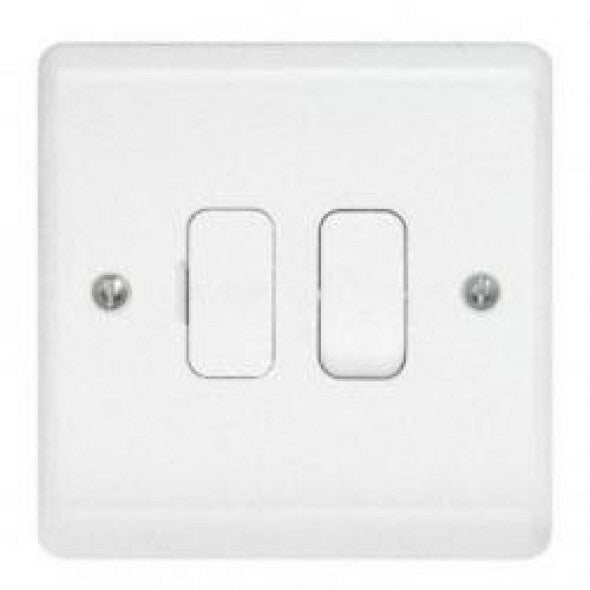 Contactum Aspire 13 Amp White Switched Fuse Spur - A2366