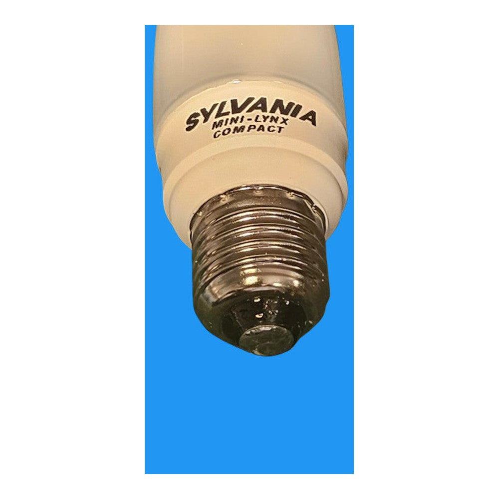 E27 9w = 40w Sylvania Candle Bulb Lamp Homelight 827 Mini Lynx Compact Pack of 2