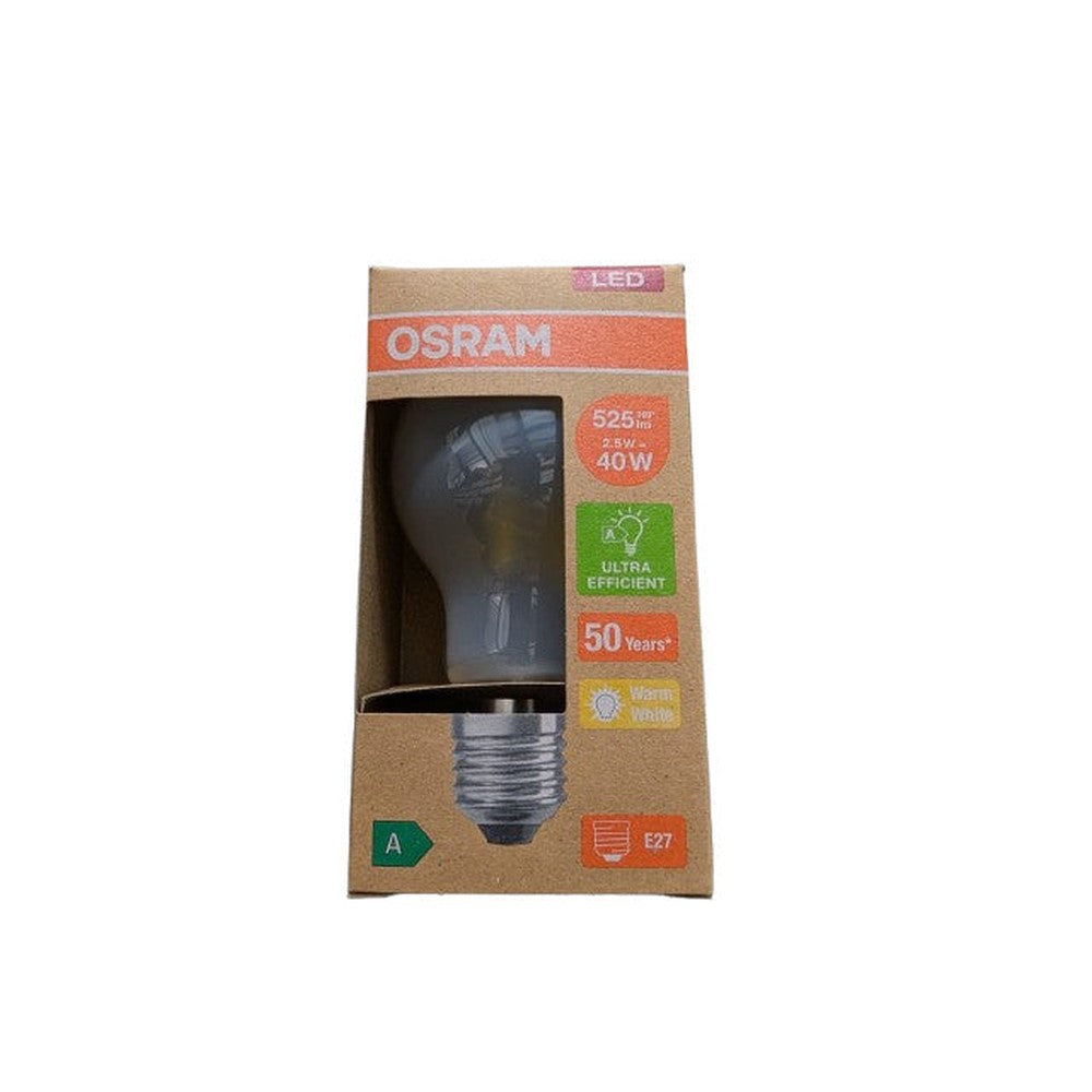 Osram 2.5w = 40w E27 Ultra-Efficient LED Filament GLS Light Bulb Warm White