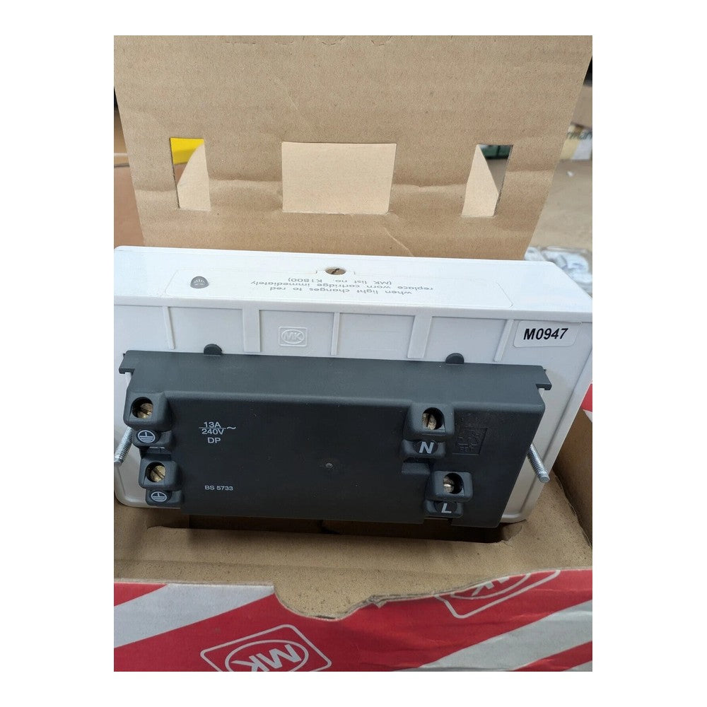 MK Logic Plus White Range - Honeywell Switches Sockets Blank Plate TV Cooker