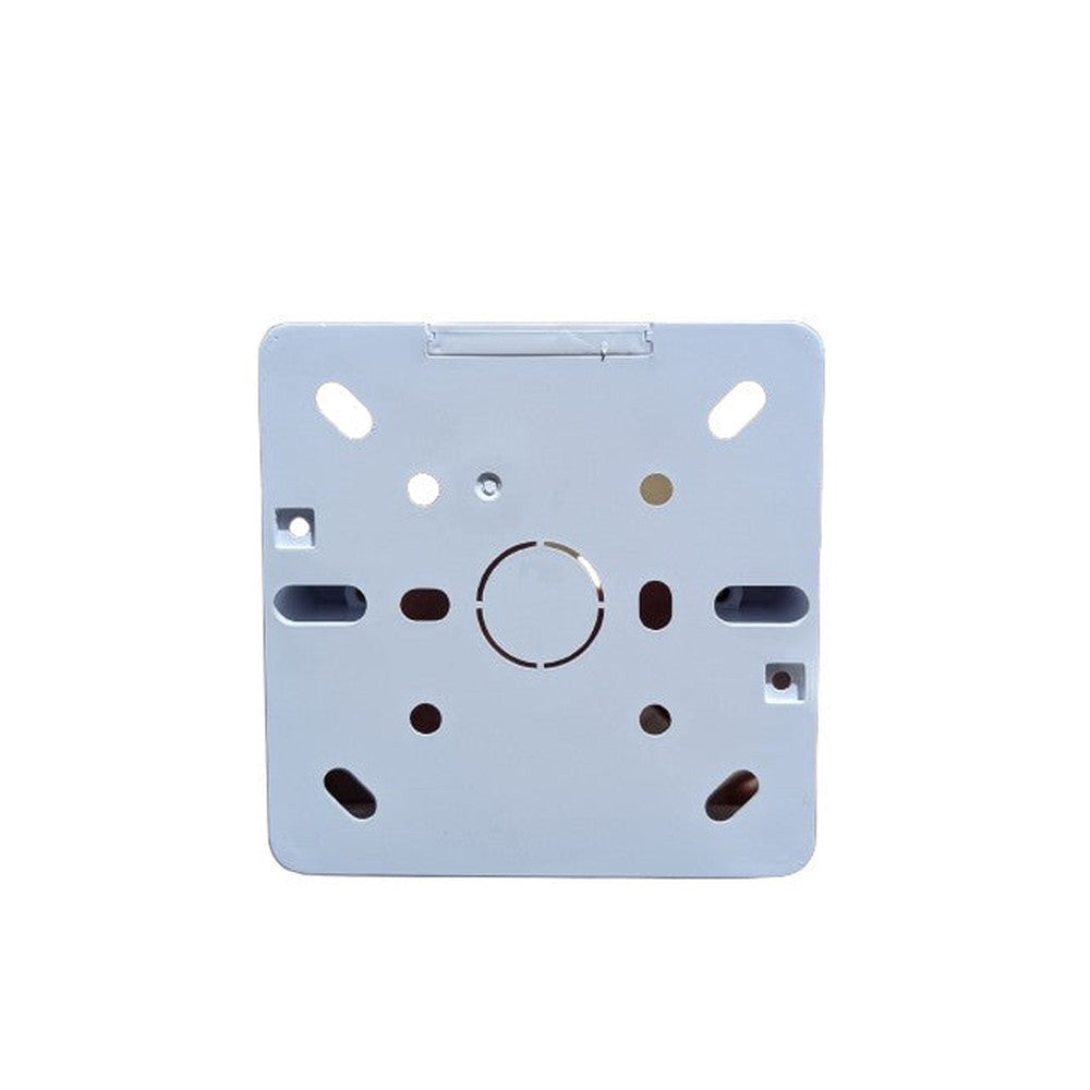 DIETZEL PVC-LSF UNIVOLT 32MM Surface Box Single Gang Round Edgez White Box of 10