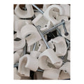 Thorsman 15mm Pipe PCN White Nail in Pipe Clip Pack Of 200
