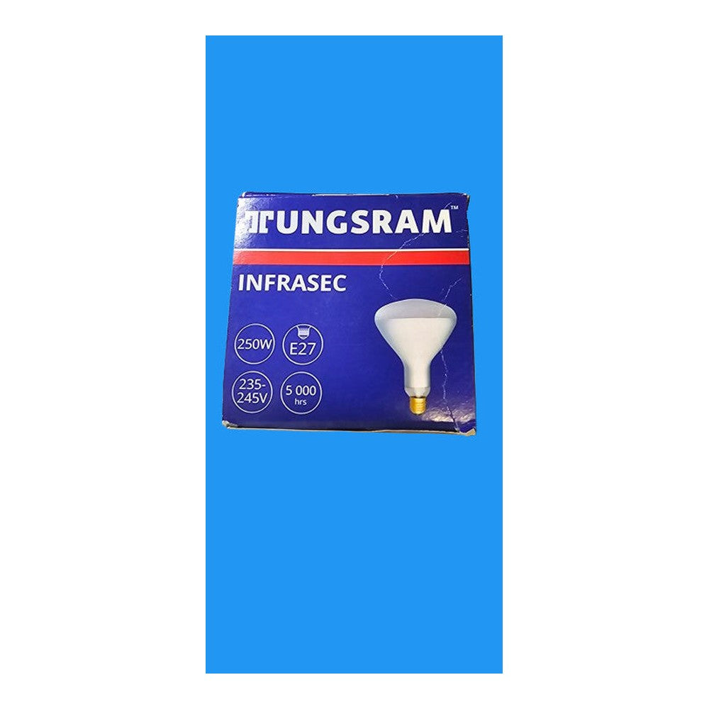 E27 250W Infrasec 235 - 245 v Bulb Lamp 5000H Tungsram