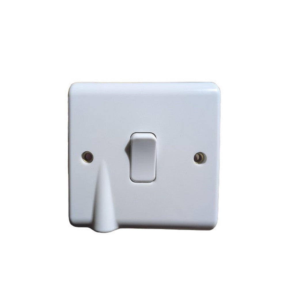Box of 10x Contactum Aspire 20A DP Switch with Flex Outlet – Moulded, White