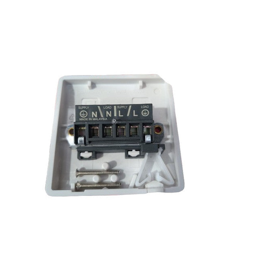 MK 1 Gang Frontplate Flex Outlet K1090WHI K1090 (Pack Of 2)