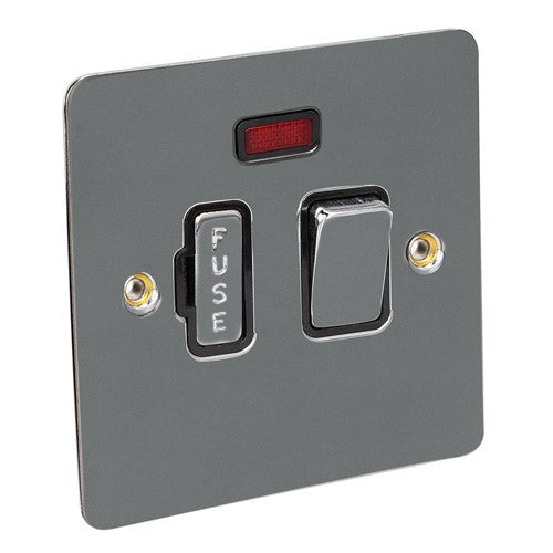 CED Black Nickel Switches & Sockets Flat Range - Axiom Electrical Flatplate