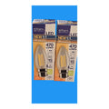 B22 4w = 40w Incandescent Warm Comfort Light 470lm LED EBright 90% Energy Saver