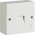 4x Knightsbridge 7100 2/1a Surface Mount Master Extension Socket, White